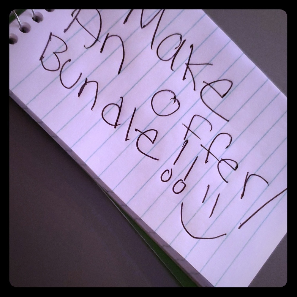 Make an offer and I'll work with you.